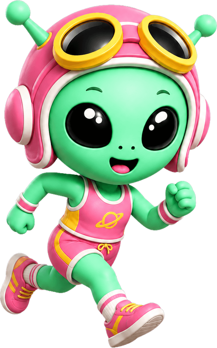 KetoPilot mascot running